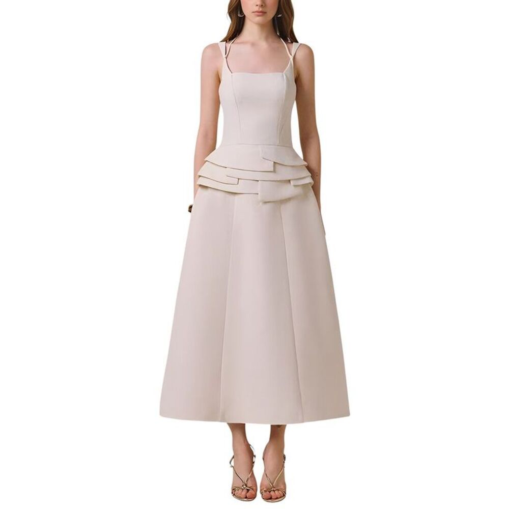Amanda Royal Womens  Midi Dress
